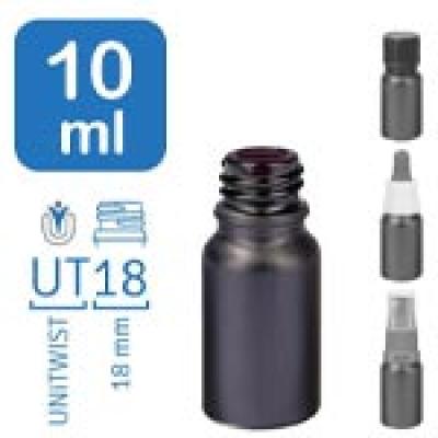 Apoteksflaskor BlackLine 10 ml UT18