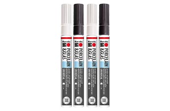 Vit & svart målarpenna