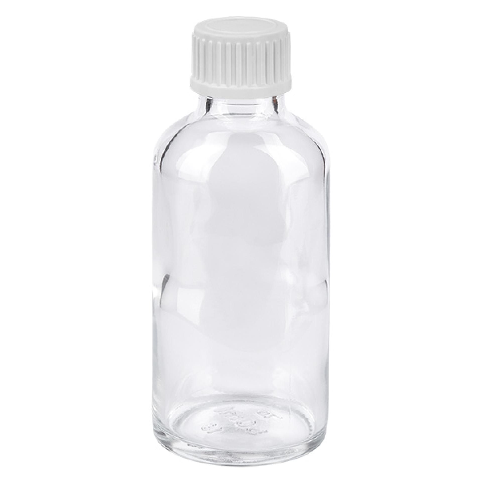 50ml Droppflaska 0.9mm vit standardförslutning ClearLine UT18/50