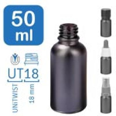 Apoteksflaskor BlackLine 50 ml UT18