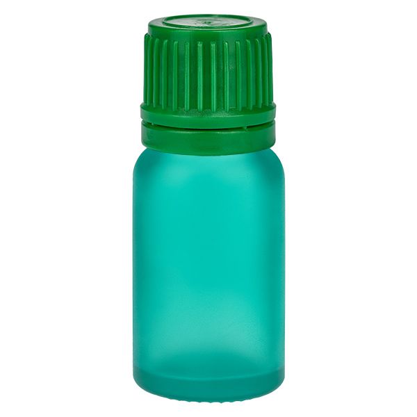 10ml flaska 11mm skruvkork grönt sabotagesäkert lock GreenLine UT18/10