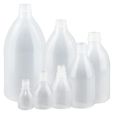 Flaskor med smal hals utan lock