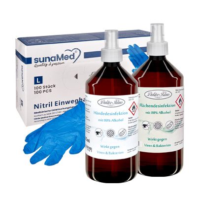 Skyddshandskar & desinfektion