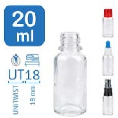 ClearLine apoteksflaskor 20 ml UT18