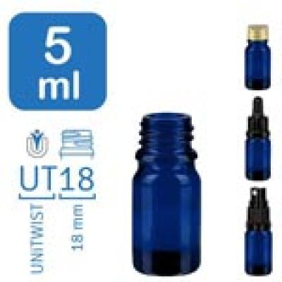 Apoteksflaskor BlueLine 5 ml UT18