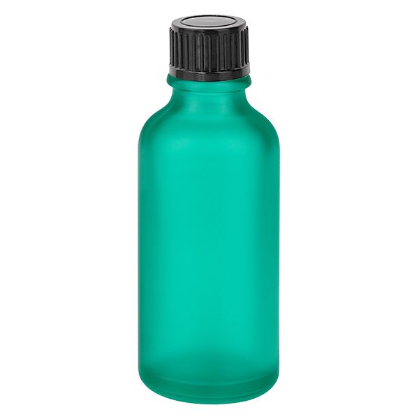 50ml flaska 11mm skruvkork svart standard GreenLine UT18/50