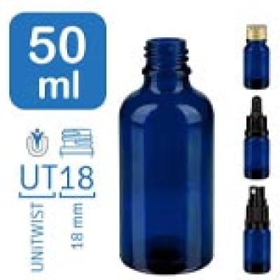 Apoteksflaskor BlueLine 50 ml UT18