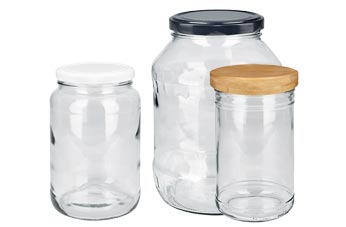 Konserveringsburkar med lock