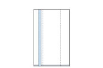 Platta påsar med vattentäta fogar