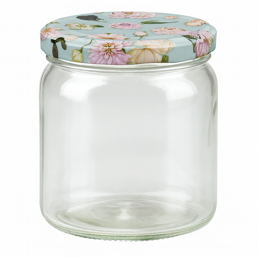 408 ml rund burk + BasicSeal-lock blomma mint UNiTWIST