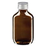 med silverfärgad aluminiumkork