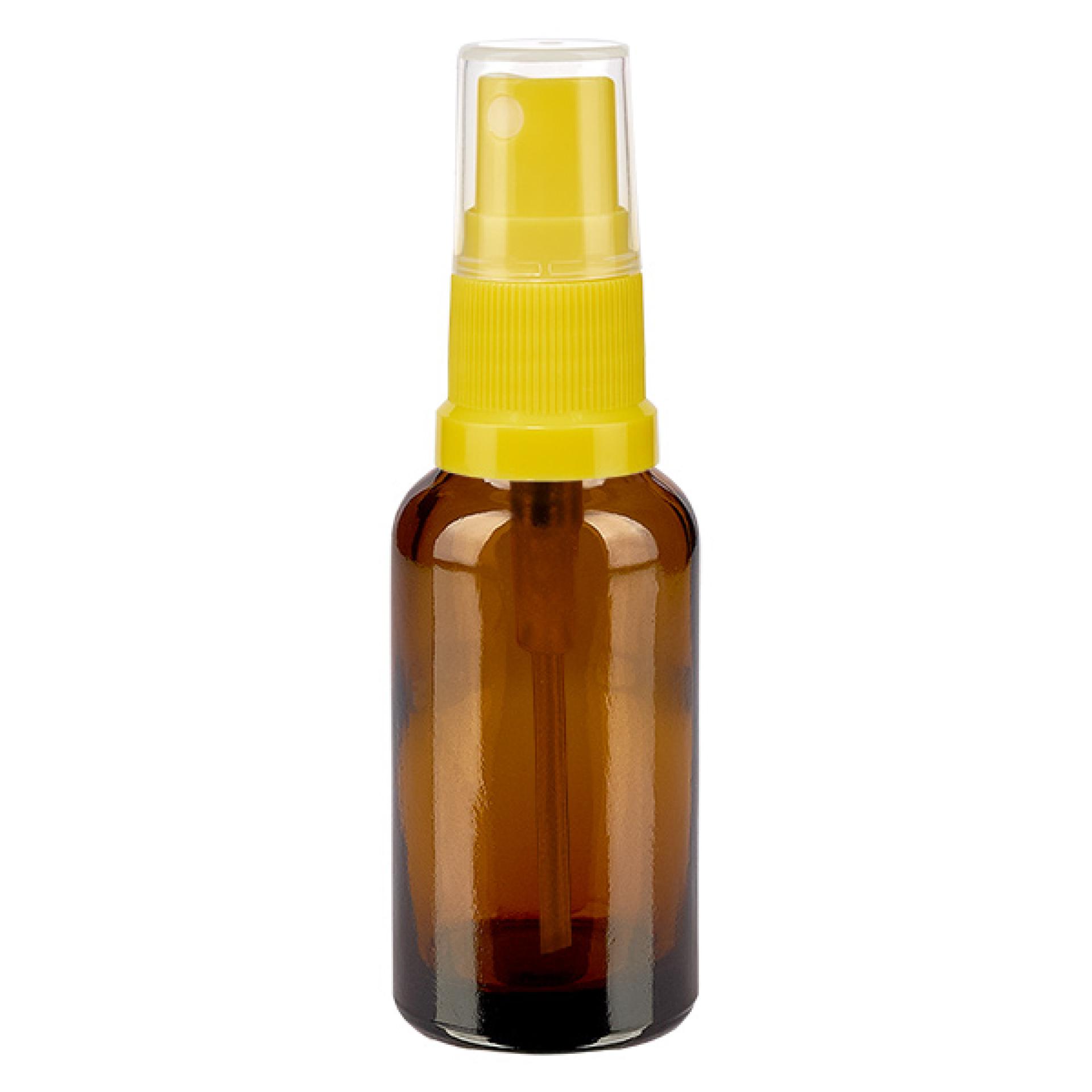 30ml Sprayflaska gul/transparent standardförslutning BrownLine UT18/30