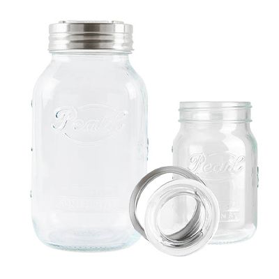 Förvaringsburk med lock i glas