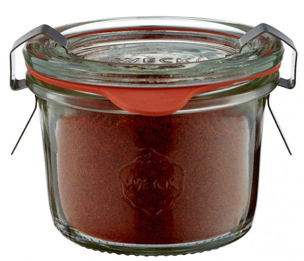 Idé för en kryddburk i glas: WECK mini-burk 80 ml