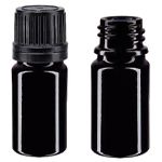 Oljeflaskor i violett glas