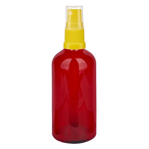 100ml Sprayflaska gul/transparent standardlock RedLine UT18/100