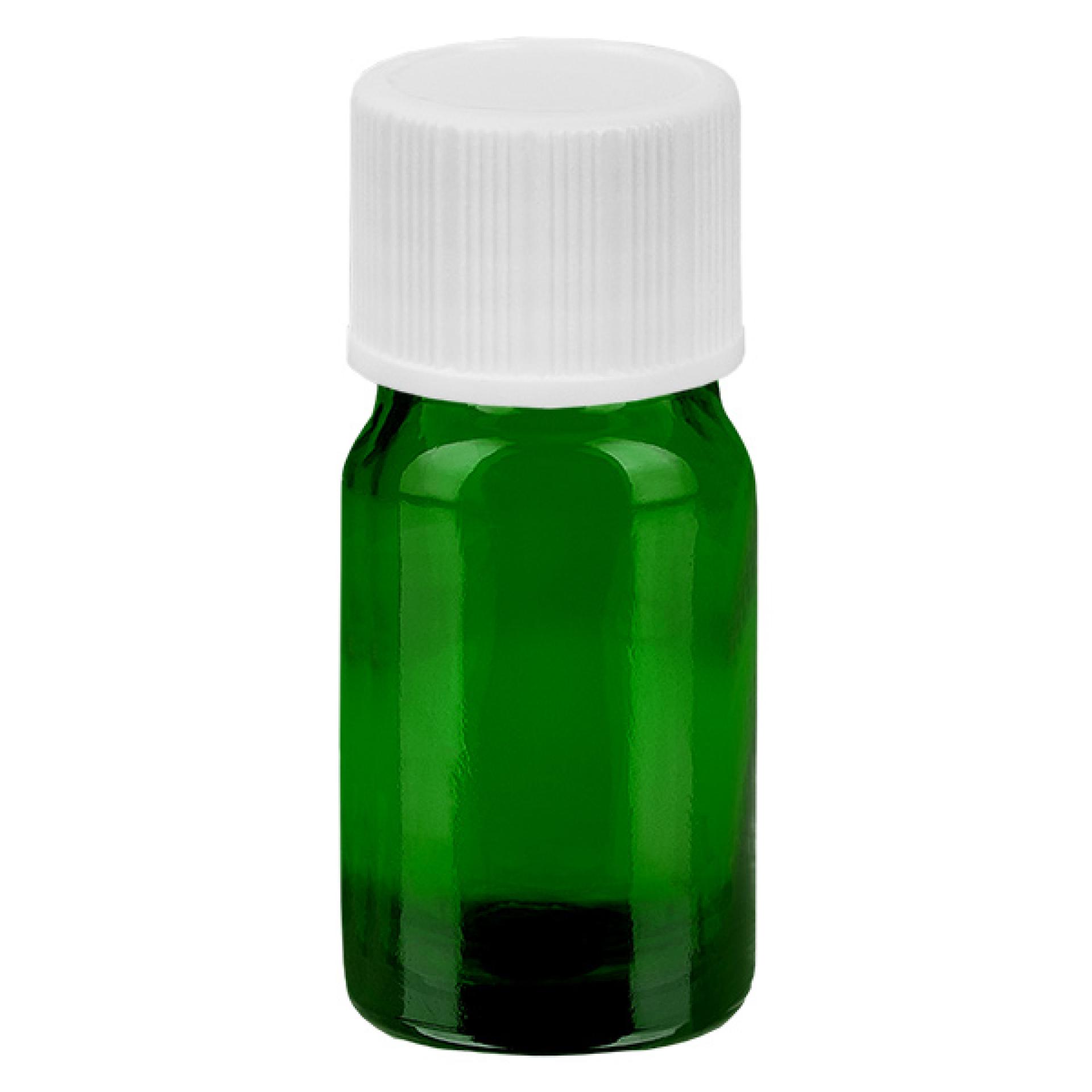 5ml flaska 11mm skruvkork vit Standard GreenLine UT18/5