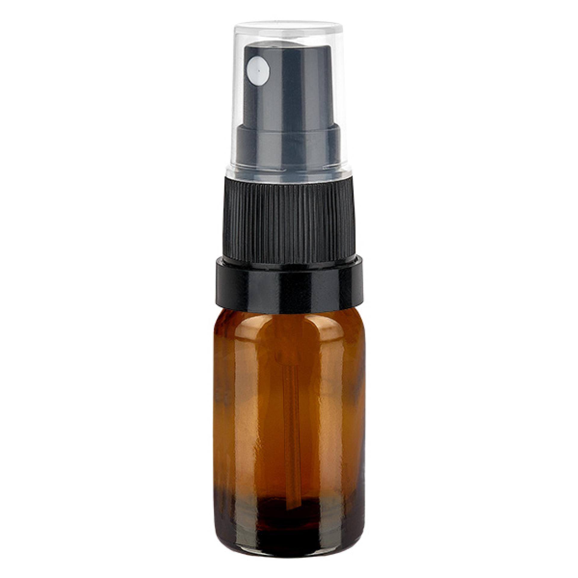 10ml sprayflaska svart/transparent standardlock BrownLine UT18/10