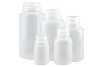 Flaskor med vid hals