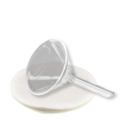  Glas- och pappersfiltertrattar