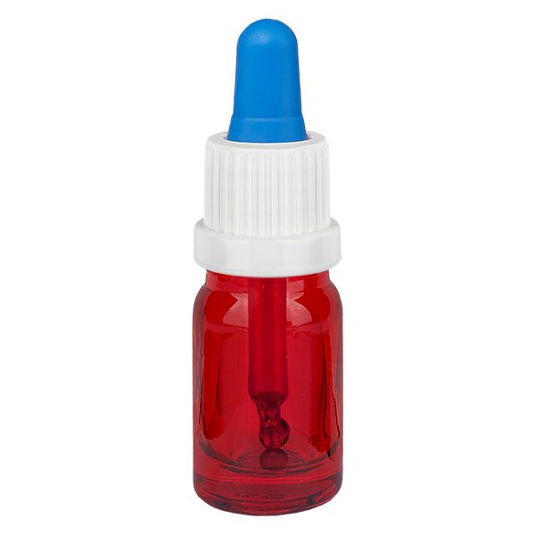 5ml Pipettflaska vit/blå med manipulationsskyddat lock RedLine UT18/5