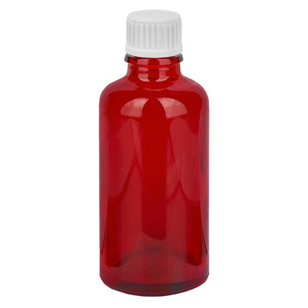 50 ml Droppflaska 0,9 mm vit med standardförslutning RedLine UT18/50