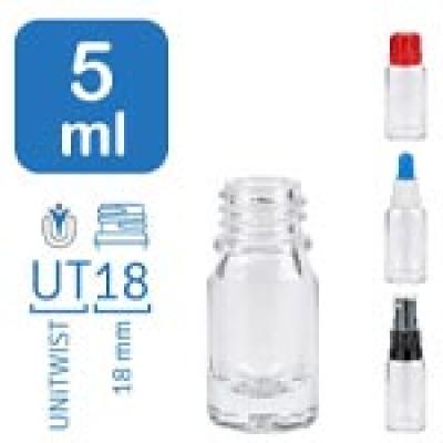 ClearLine apoteksflaskor 5 ml UT18