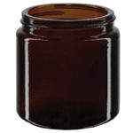 Bruna glasburkar utan lock